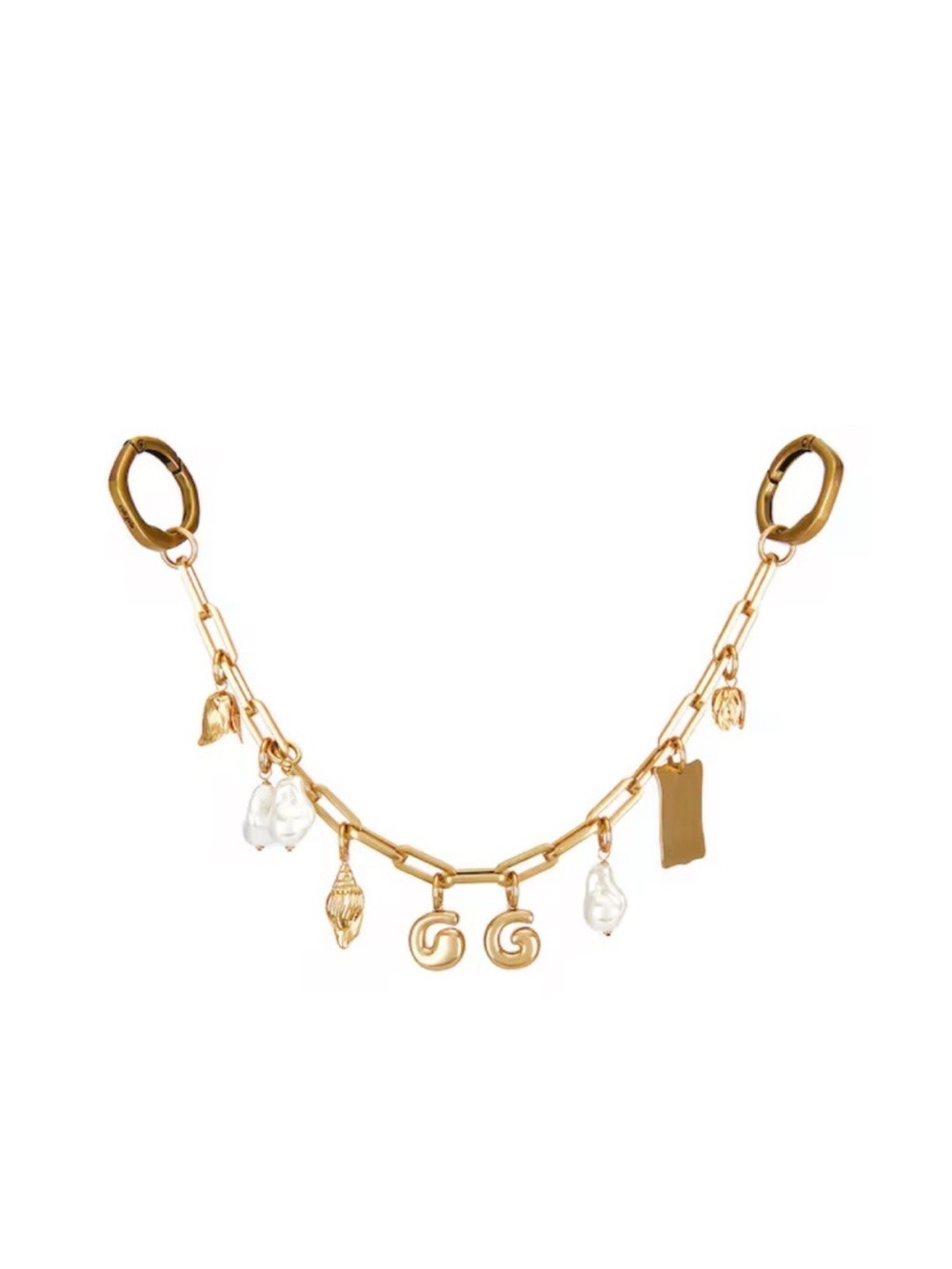 Cult Gaia Buou Antique Brass Bag Charm New In Box